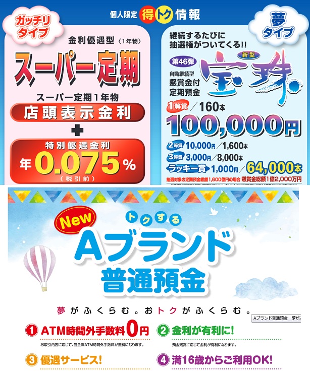 尼崎信用金庫の各種金融商品・タイガース関連