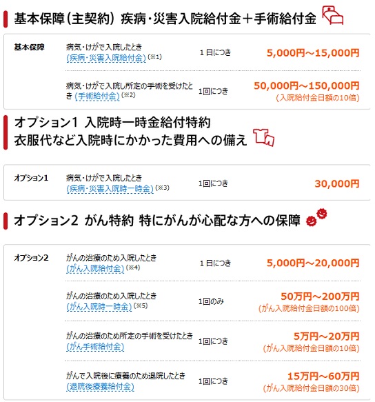 アクサダイレクト生命 医療保険「カチッと医療」の仕組みと主な保障内容・保険料
